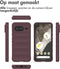 iMoshion Hoesje Geschikt voor Google Pixel 8 Hoesje Siliconen - iMoshion EasyGrip Backcover - Aubergine