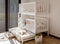 EMILKA - Stapelbed - 90x200 cm - 3 persoons - wit
