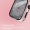 imoshion Screenprotector - Geschikt voor Apple Watch Series 7 / 8 / 9 - 45mm - Roze Full Cover Hard Case / Beschermend Hoesje - Rosé goud