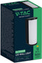 V-TAC VT-9112CCT-B - LED Wandlamp 12W 1760 Lumen 3-in-1 CCT IP65 Waterdicht Zwart