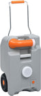 vidaXL - Watertank - op - wielen - 25 - L - grijs