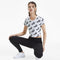 PUMA Amplified AOP Fitted Tee - Dames Shirt - Katoen 95% - Puma White