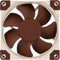 Noctua NF-A8 ULN - Ventilator 80mm - Geluidssterkte 10,4dB(A) - Beige/Bruin