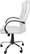 Malatec Bureaustoel 23240 - Wit - Eco-leer: Ultiem Comfort voor Uw Werkplek