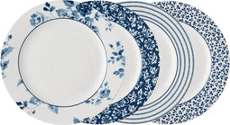 Laura Ashley Blueprint Borden - Set van 4 - 23 cm Assorti (set van 4)
