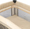 Deryan Luxe Campingbed - Inclusief transporttas en verschoonblad - Bodemverhoger - Cream
