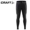 Craft Delta Compression - Lange Strakke Compressiebroek Heren - LYCRA@SPORT ENERGY - Zwart