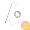 Earthle Earthing Pin - Aardingspin 30 cm - Inclusief 15m Kabel - RVS