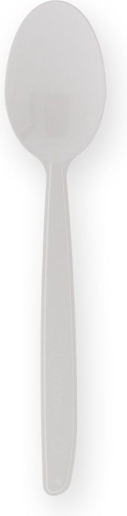 Lepels herbruikbaar, PP 18,5 cm wit (100 stuks)