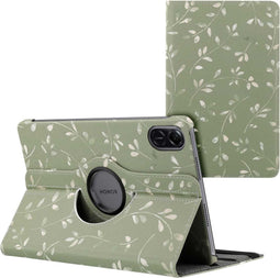 imoshion Tablet Hoes Geschikt voor Honor Pad X9 - imoshion 360° Draaibare Design Bookcase 2.0 - Meerkleurig /Green Flowers