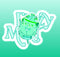 Olivia Garden - Finger Brush 90s Party Edition Fizzy Mint Haarborstel