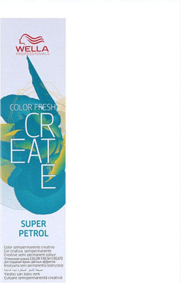 Permanente Kleur Wella Color Fresh Create Super Petrol Turkoois (60 ml)