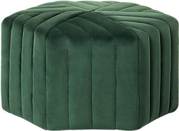 MURIETTA - Poef - Groen - Fluweel