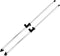 vidaXL Biminitop steunpalen 2 st aluminium