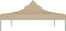 vidaXL - Partytentdak - 270 - g/m² - 4,5x3 - m - beige