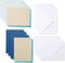 Cricut Joy™ Cutaway Cards Kaartenset Beige, Turquoise (glanzend), Donkerblauw, Lichtblauw