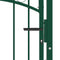 vidaXL - Poort - met - speerpunten - 100x175 - cm - staal - groen