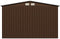 vidaXL - Tuinberging - 204x132x186 - cm - staal - antraciet