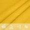 vidaXL - Zonnezeil - 160 - g/m² - rechthoekig - 6x8 - m - HDPE - geel