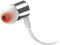 JBL T210 - In-ear hoofdtelefoon - JBL Pure Bass geluid - Grijs Zilver