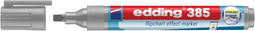 Edding - Viltstift edding 385 flipover penseel zilvergrijs | 10 stuks