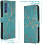 iMoshion Hoesje Geschikt voor Samsung Galaxy S21 FE Hoesje Met Pasjeshouder - iMoshion Design Softcase Bookcase - Blauw / Meerkleurig / Blauw / Blue Graphic