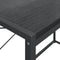 vidaXL - Computerbureau - 110x60x138 - cm - bewerkt - hout - zwart