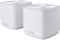ASUS ZenWiFi XD5 - Mesh Wifi 6 - Tot 350m² dekking - Wit (2 stuks)