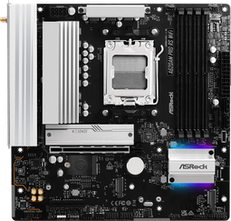 ASRock A620AM Pro RS - Moederbord AM5 - Micro-ATX - WiFi 6E - 4x DDR5