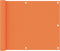 vidaXL - Balkonscherm - 75x600 - cm - oxford - stof - oranje