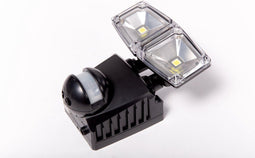 Grundig Solarlamp - Bewegingssensor - 2x500 Lumen LED - Zwart (2 stuks)