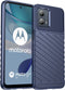 iMoshion Hoesje Geschikt voor Motorola Moto G53 Hoesje Siliconen - iMoshion Thunder Backcover - Donkerblauw