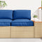 vidaXL - Zitkussen - Koninklijk - Blauw - 80x80x12 - cm - van - Oxford - Stof