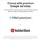 Google Pixel Watch 2 - Smartwatch - GPS - 5ATM - Zilverkleurig met blauw sportbandje