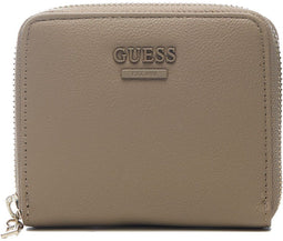 Guess Noelle Slg Small Zip Around - Ritsportemonnee - 4 pasjes - Taupe