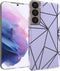 iMoshion Hoesje Geschikt voor Samsung Galaxy S22 Hoesje Siliconen - iMoshion Design hoesje - Transparant / Graphic Cube