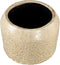 PTMD Frim Bloempot - H19 x Ø26 cm - Terracotta - Creme