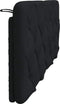 vidaXL - Hoofdbordkussen - 140 - cm - stof - zwart