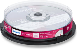 Philips DVD+R 8.5 GB - Double Layer - 8x schrijfsnelheid - (10 stuks)