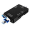 VAKOSS TC-R425X - Kaartlezer 6in1 - USB A / Micro USB / USB C / SD / Micro SD