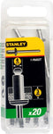 Stanley - Popnagels 4X3mm - 20 stuks
