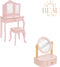 BEAU by Bo Kids Sisi Kaptafel + Make-up Spiegel Chary - Lichtroze