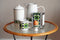 CABANAZ - tissuedispenser, Ramona, retro, metaal / chroom, TISSUE DISPENSER, groen
