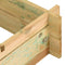vidaXL - Plantenbak - verhoogd - 90x90x20 - cm - geïmpregneerd - hout