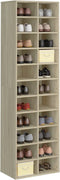 vidaXL Schoenenkast - 54x34x183 cm - 22 vakken - Sonoma eiken