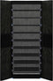 vidaXL - Schoenenkast - 60x28x90 - cm - stof - crèmekleurig