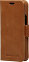 Dbramante1928 iPhone 13 Mini - Flip cover - Magneetsluiting en ruimte voor pasjes - Cognac