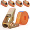 4 stuks spanbanden met ratel - TÜV/GS-gecertificeerd - 4 m 5 m of 6 m - dubbele naad (4 stuks)