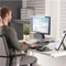 Fellowes monitor standaard basic monitorverhoger in 3 hoogtes verstelbaar