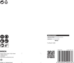 Bosch Expert M480 - Schuurnet - Tot 4x betere stofafzuiging - 150 mm - Korrel 80